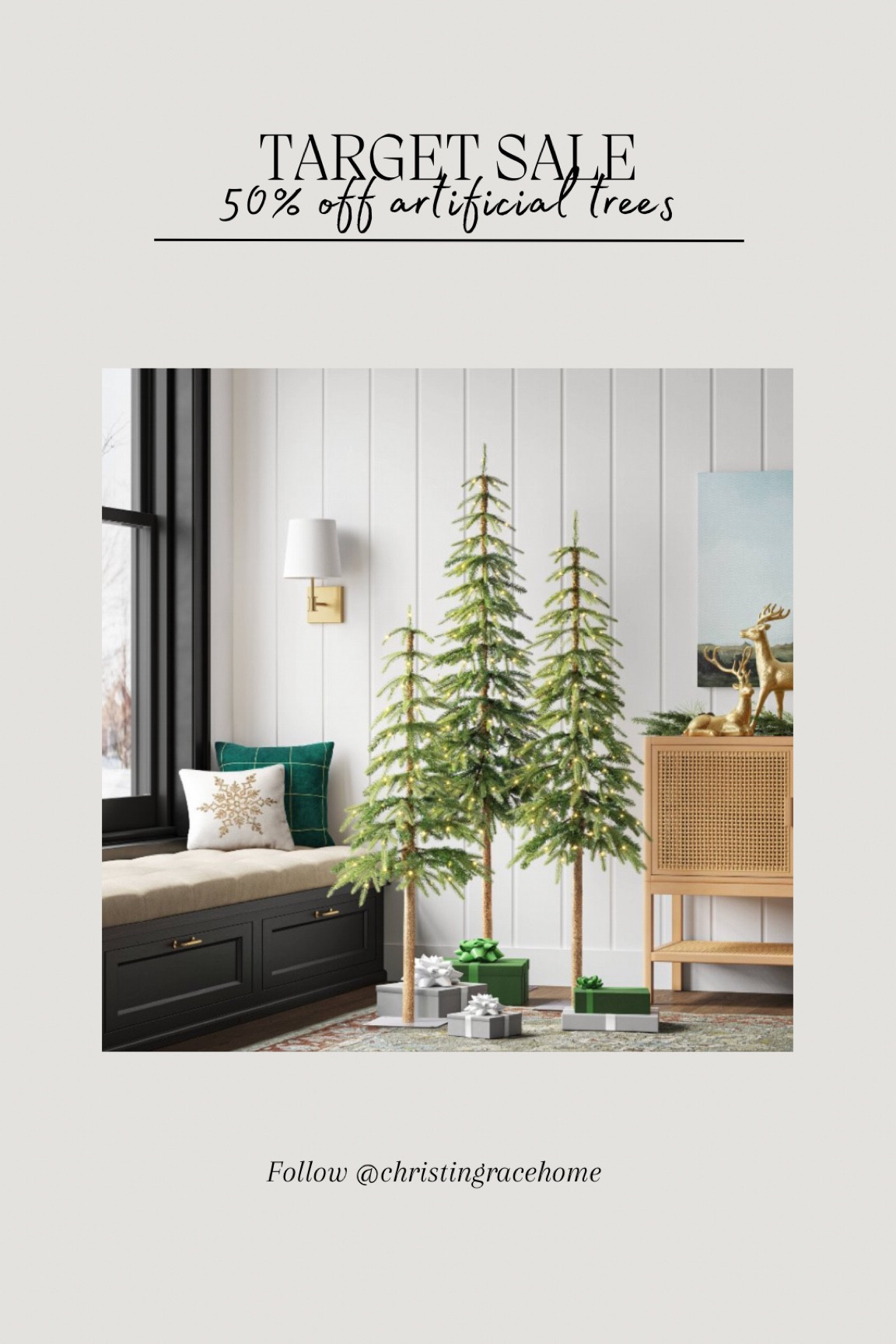 Target sale on artificial trees. Christmas trees 50% off!

#LTKhome #LTKSeasonal #LTKHoliday