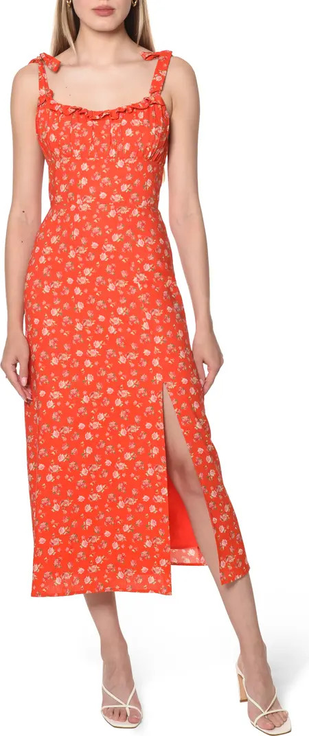 Fleur Linen Blend Sundress | Nordstrom