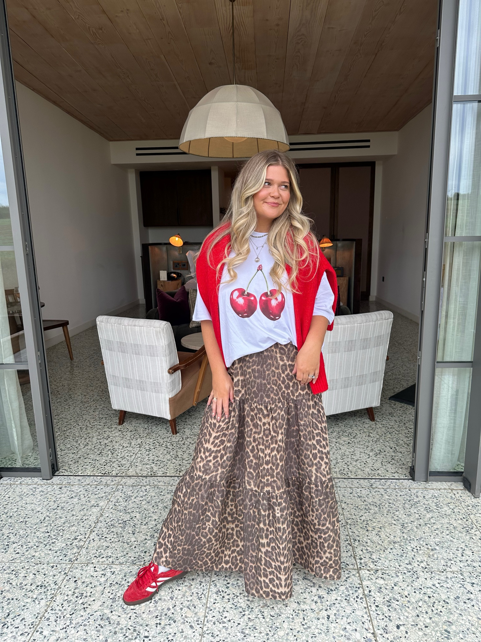 Leopard print and pops of red 🍒🐆

#LTKautumn #LTKuk #LTKeurope