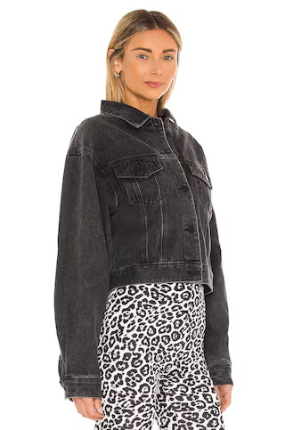 Lounge Laurent Denim Jacket in Black | Revolve Clothing (Global)