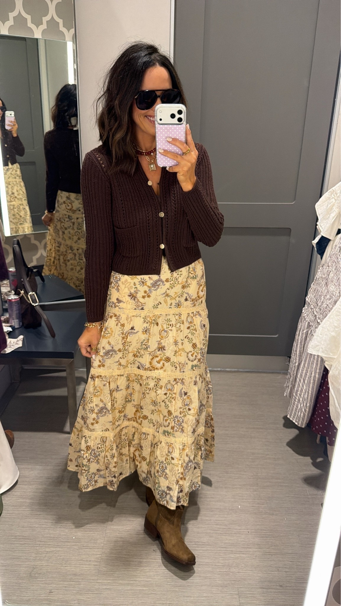 Target is really showing OUT this fall 😍🤎 this skirt is so pretty and the whole outfit feels way more expensive than it is. Such an easy fall look with boots!

@Target 

#targetstyle #targetfinds #targetfashion #targetfashionfinds #fallfashion #falloutfit #fallstyle #affordablefashion #ltkfinds #ltkfashion
