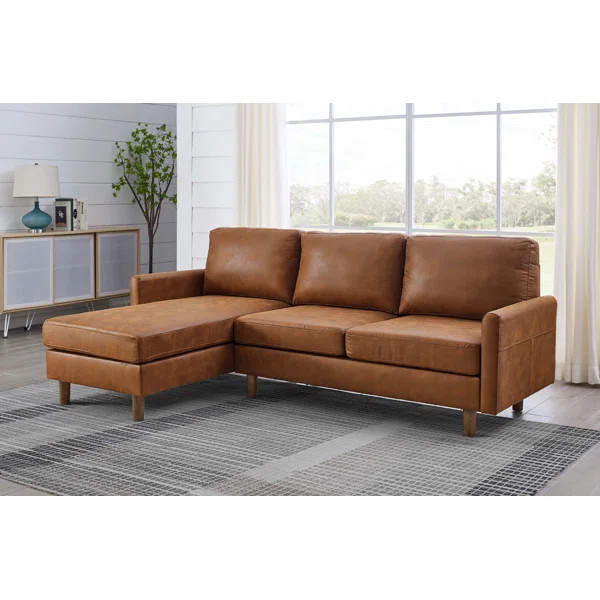 Granier 2 - Piece Vegan Leather Sectional | Wayfair North America