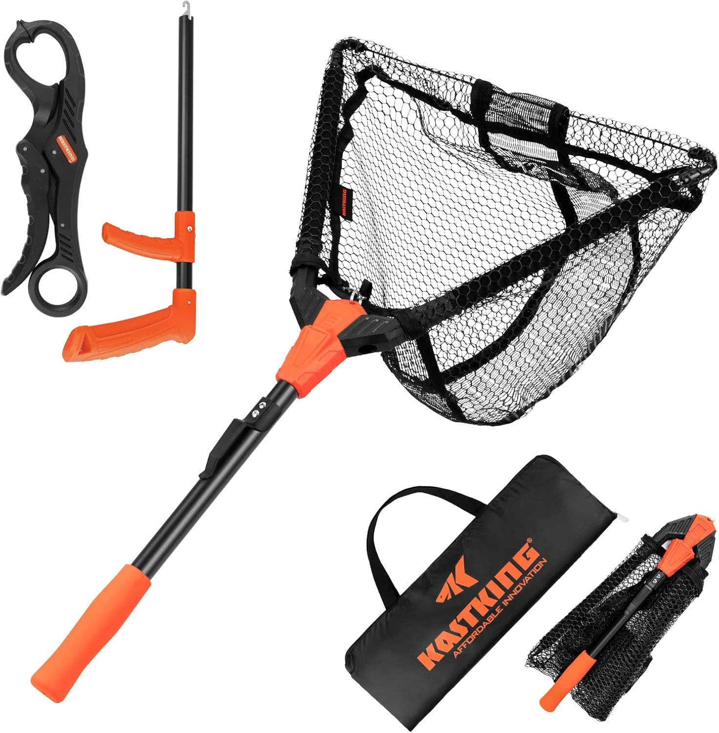 KastKing Pontus Fishing Net Fish Landing Net, Foldable & Lightweight Freshwater Fishing Landing N... | Amazon (US)