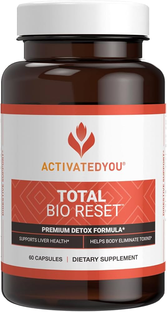 ACTIVATEDYOU Total Bio Reset- Detox Formula for Cleansing & Flushing Digestive System for Radiant... | Amazon (US)