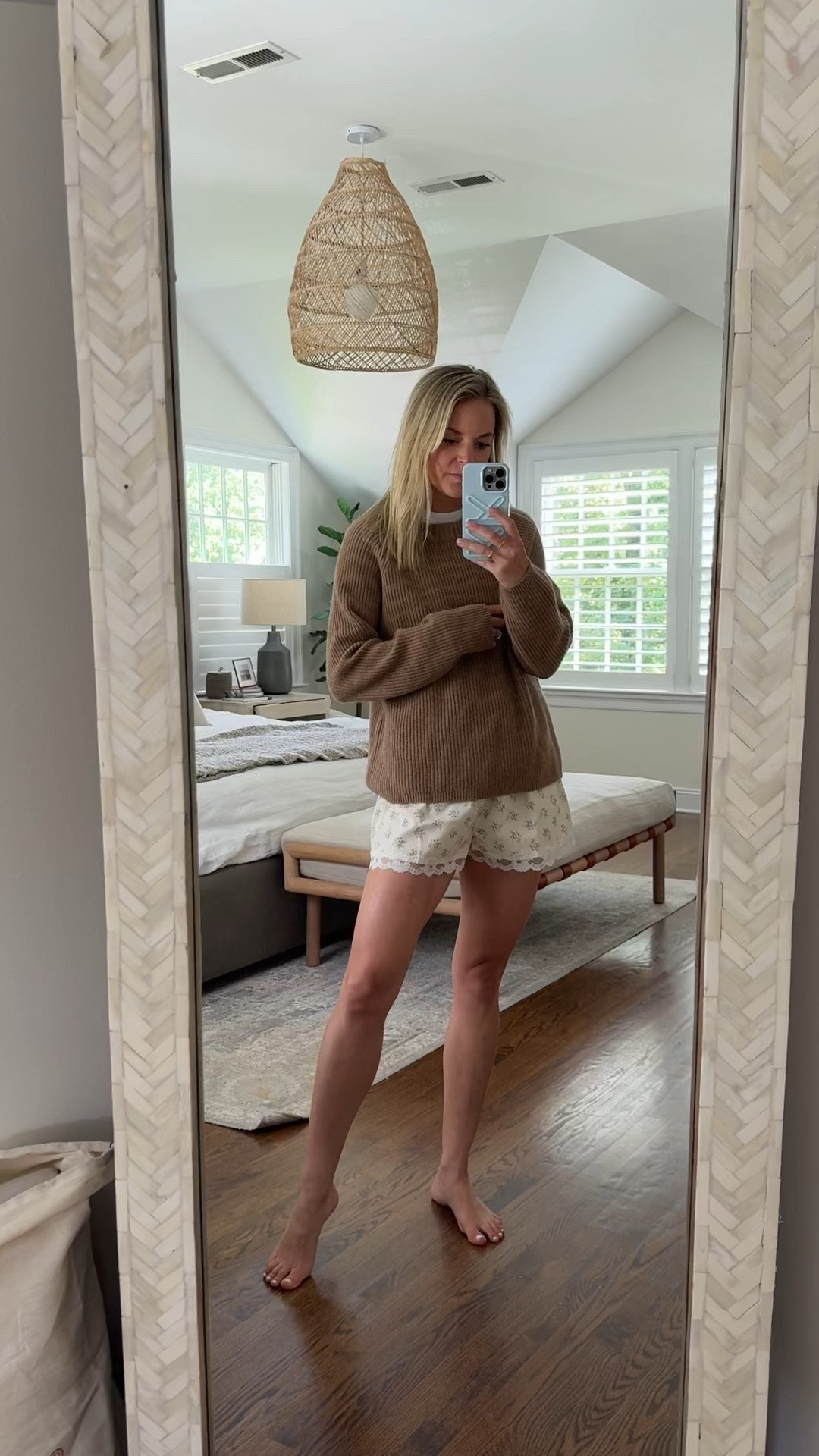 Cute summer shorts on sale for $35! 
-small shorts, tts 
-medium sweater, sized up 1 for looser fit 
-small tank
-sandals tts 

summer outfit

#LTKootd #LTKSaleAlert