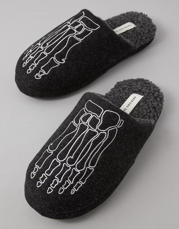 AE Halloween Bone Slipper | American Eagle Outfitters (US & CA)