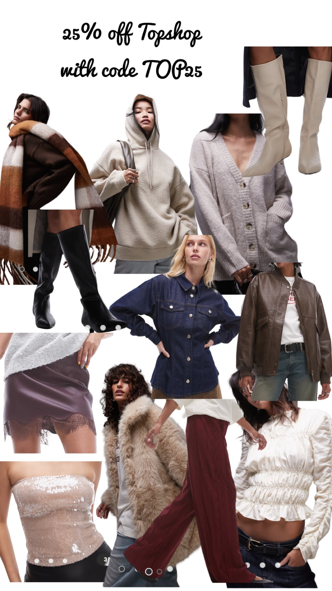 25% off Topshop with code TOP25 ❤️