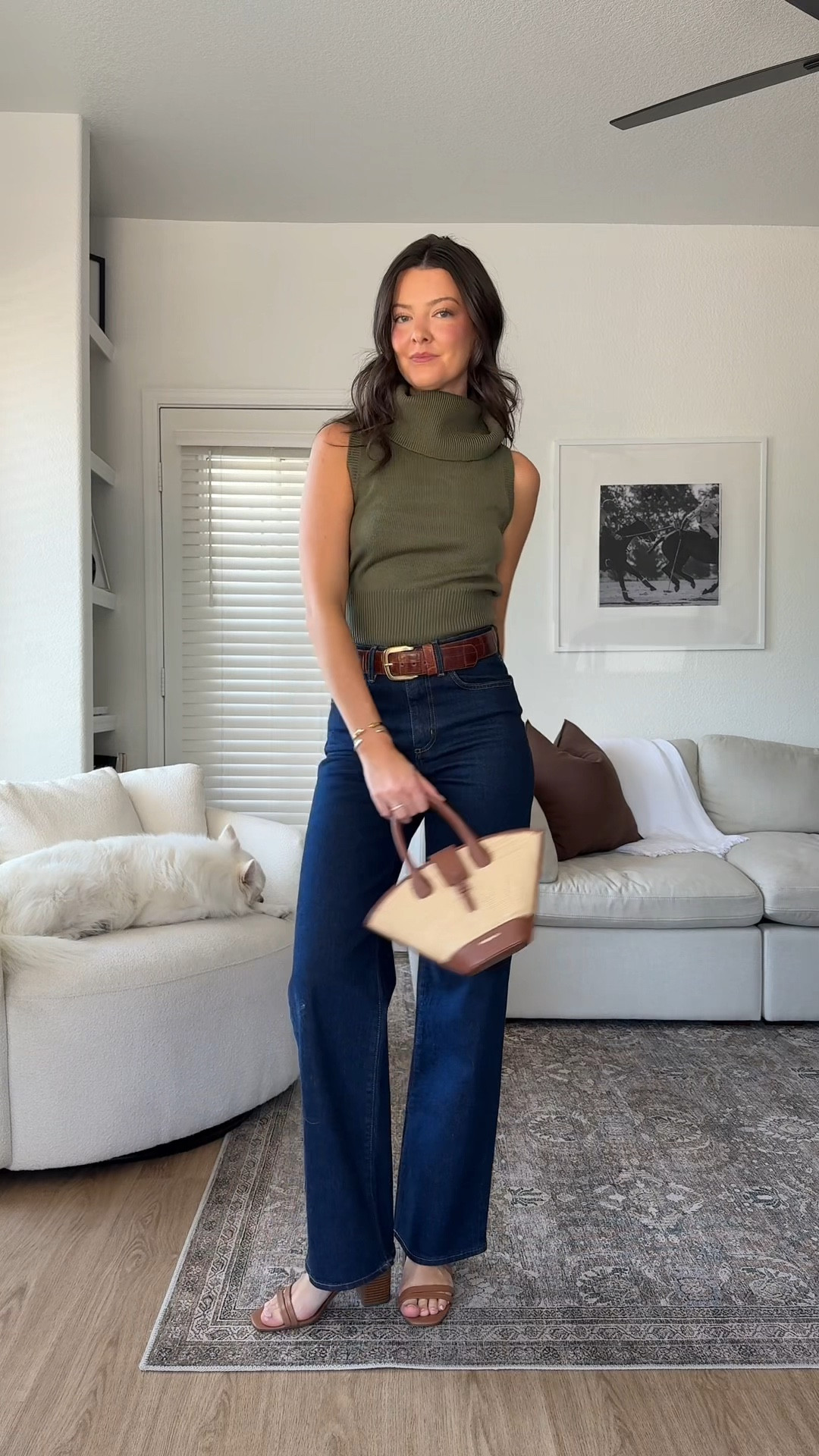 I’m 5’7” wearing a size small in the knit top and 26 in the jeans (usually a 25but sized up for more room) 


Fall outfit, dark wash jeans, ootd, transitional outfit, outfit ideas 

#LTKStyleTip #LTKSeasonal #LTKFindsUnder100