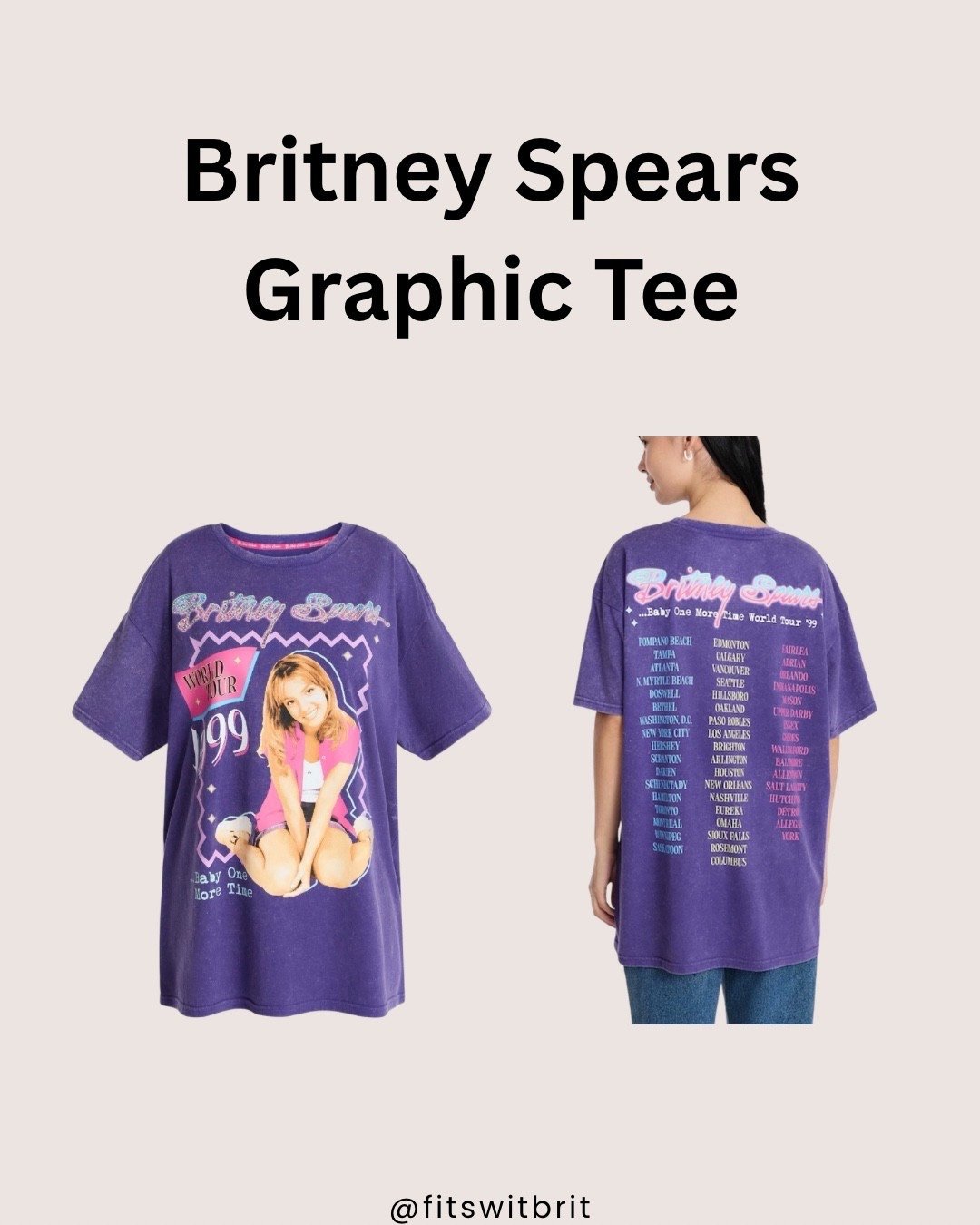 Britney Spears Graphic Tee