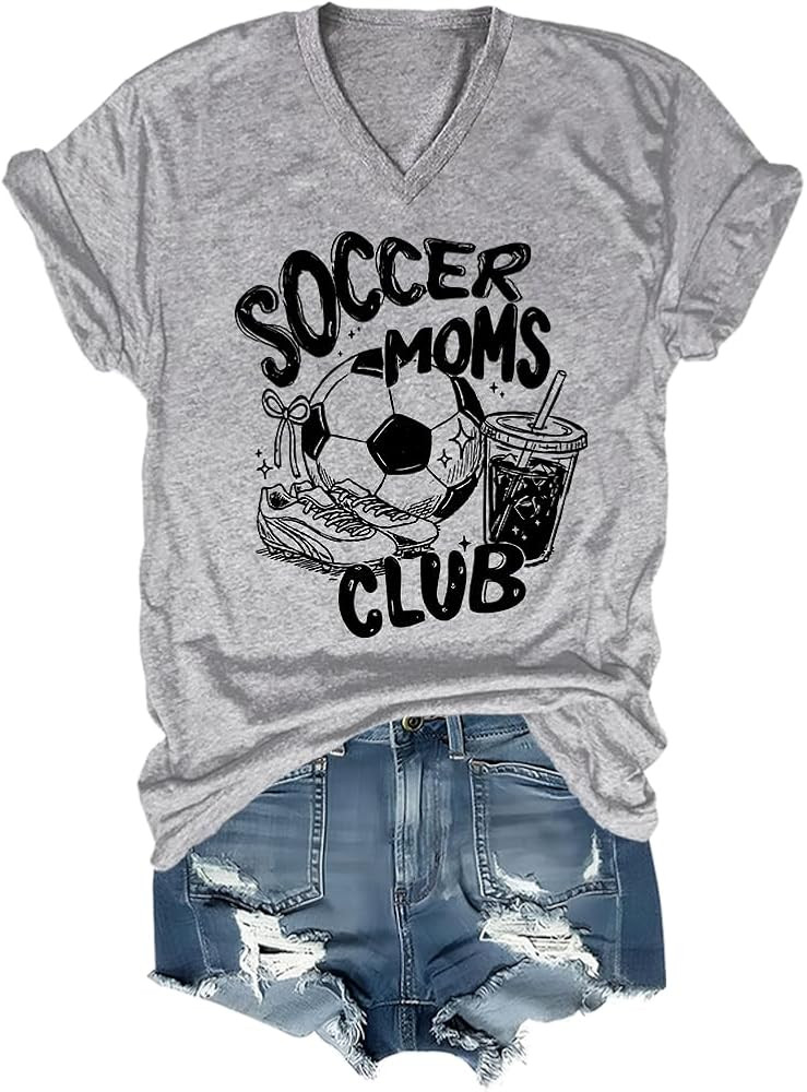 Soccer Moms Club Shirt, Soccer Moms Club T-Shirt | Amazon (US)