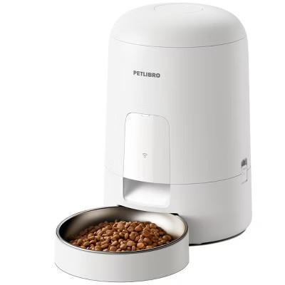 Petlibro 2L Wire Free Air Automatic WiFi Cat and Dog Automated Feeder: Portable, Smartphone App Controlled, Spill-Resistant, Stainless Steel | Target