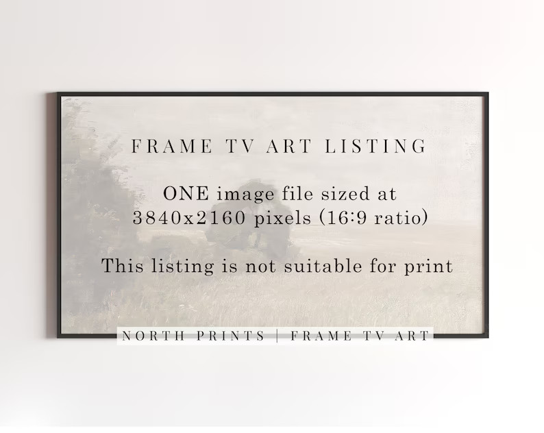 Samsung Frame TV Art Vintage French Country Farmhouse - Etsy | Etsy (US)