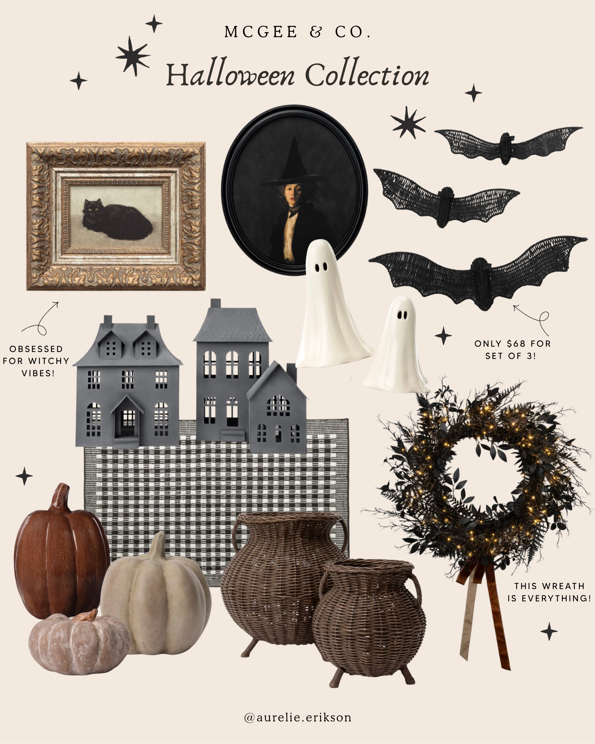McGee & Co. Halloween is officially here, and it's everything 🤎 Vintage-inspired Halloween decor, cozy fall styling, moody neutrals, heirloom pumpkins, spooky accents, and timeless home decor you'll use year after year. 🍂🕯️ #McGeeAndCo #HalloweenDecor #FallDecor #CozyHome #NeutralHalloween #VintageHalloween #HomeStyling #FallInspo #LTKHome 

 #LTKSeasonal #LTKHome