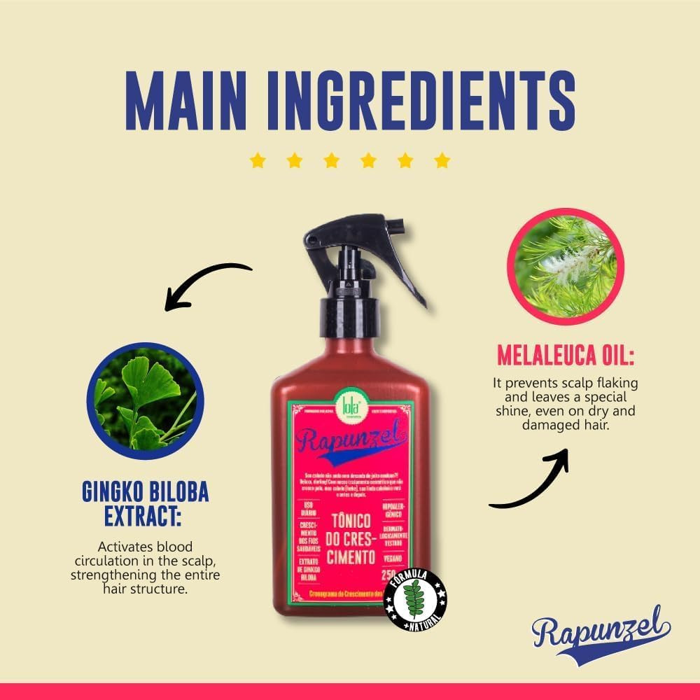 Tônico de crescimento Rapunzel, Lola Cosmetics | Amazon (BR)