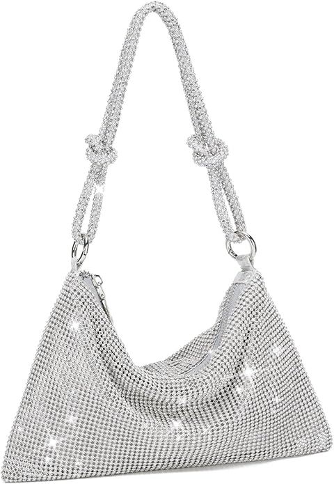 YIKOEE Glitter Rhinestone Purse Crystal Evening Clutch Bag | Amazon (CA)