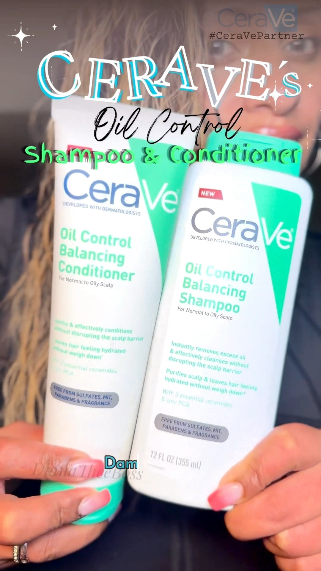 #ceravepartner ❣️
Want 72 Hours Of Fresh Roots? Yes, Please! 🫧 
I’ve Partnered With @cerave To Show You. 
The Secret 🤫 To A Healthy Scalp. 
This New Oil Control Balancing Set. 
(Shampoo & Conditioner) 

🛍️Buy it Now on My @amazon StoreFront: 
✨Shampoo: https://amzn.to/3PCivNM
✨Conditioner: https://amzn.to/4dijGcW

Developed With Dermatologists 🤏🏼
This Duo Is My New Holy 🙏🏼Grail 
For My Greasy Hair Days. ☁️✨
It’s Formulated 🧪 With
 The Same Ceramides We 💗 Love
 In Our Skincare, Plus Zinc PCA 
To Keep The Oil At Bay ✌🏻 Soft, Refreshed, & Manageable Hair Is Only One Wash Away! 🚿💨 
🚫 No Sulphates, 
🚫 No Fragrance, 
Just Healthy, Bouncy Hair. 
Whether You Have Curls, 
Color-Treated Hair, Or A Sensitive Scalp, 
This Is For YOU 💖 

🛍️ Shop My @Amazon or My @shop.ltk 
Storefront at DianaTheeBoss 

💥 Follow Me For More Honest Reviews 🫶🏼

#lorealistar #ceravehairoilcontrol 
#dianatheeboss #longhairdontcare

#LTKmorningroutine #LTKBeauty #LTKselfcare