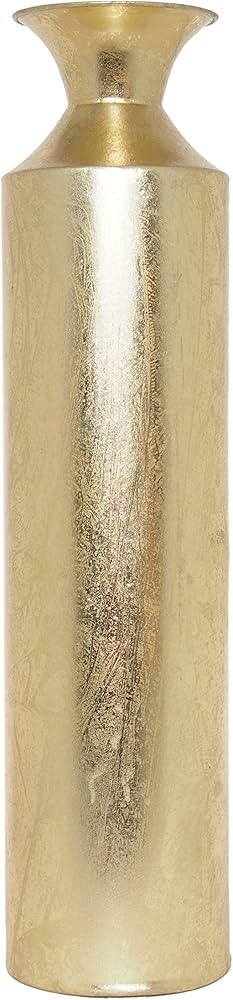 Hosley Decorative Gold Metal Tall Floor Vase. Ideal Gift for Weddings Party Spa Reiki Meditation ... | Amazon (US)