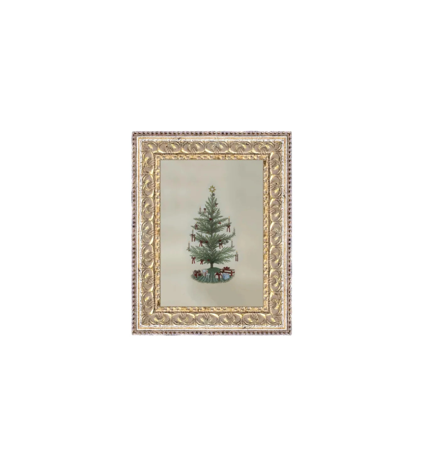 Vintage Tree with Bows - 5x7 | Cottage and Key