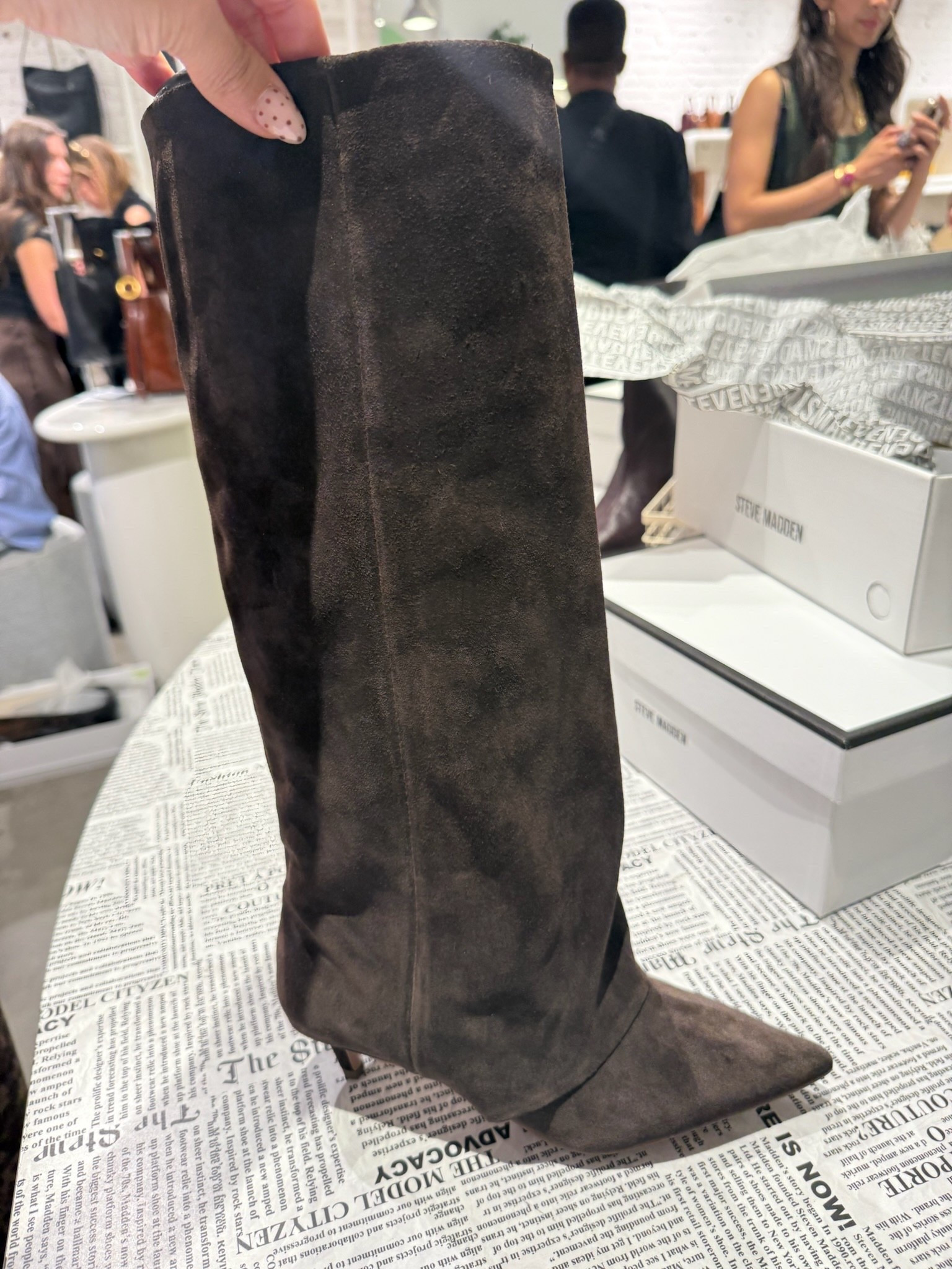 Went to the Steve Madden event! Saw so many cute new shoes for fall!! These boots are so fun! 

#LTKStyleTip #LTKShoeCrush #LTKNYFW