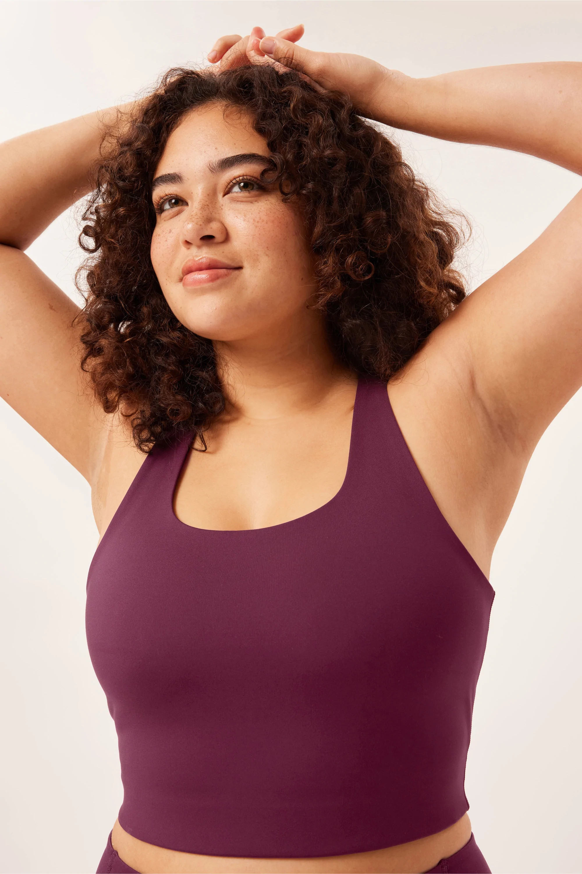 Plum Paloma Racerback Bra | Girlfriend Collective