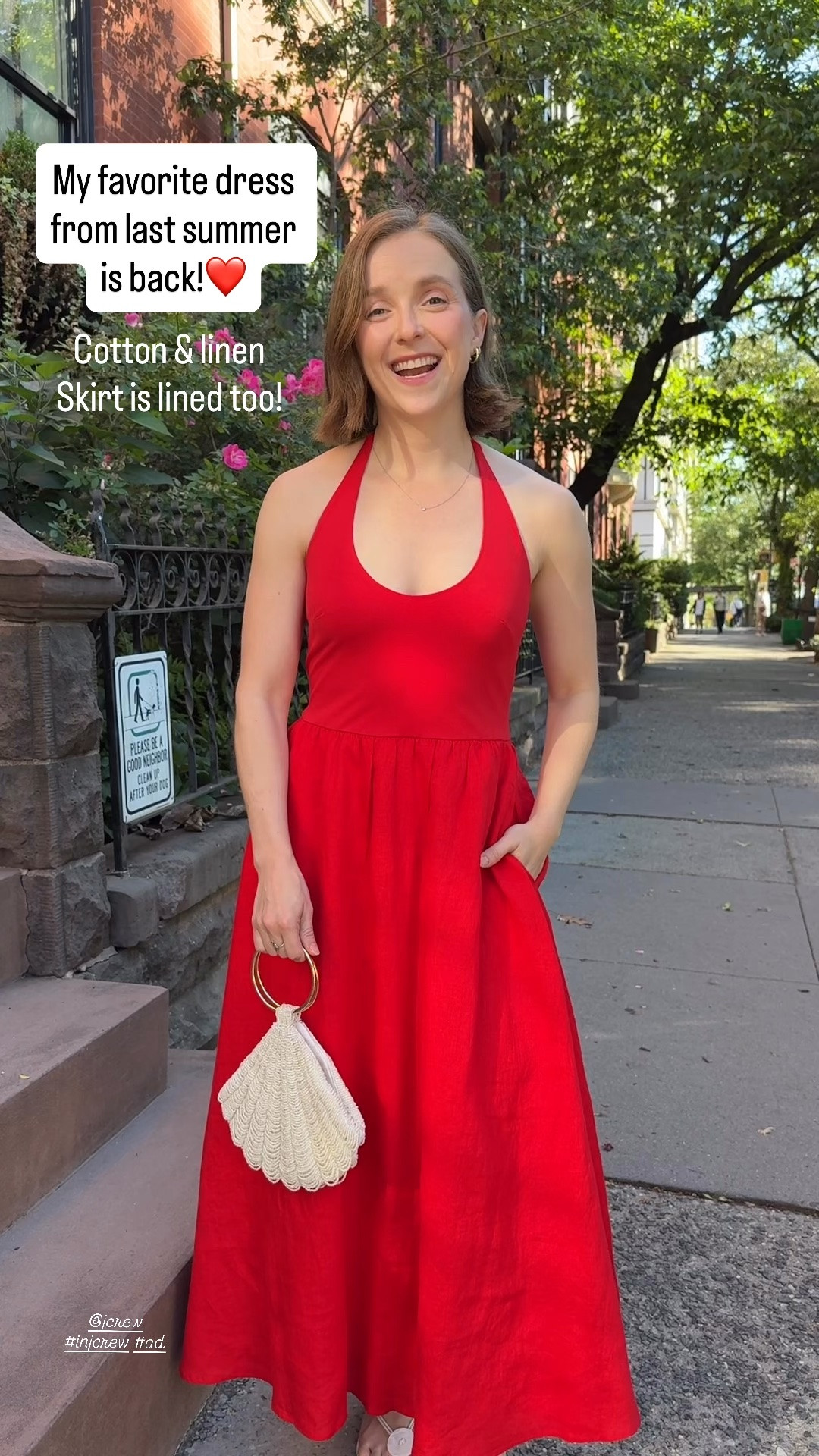 Current summer dress obsession! Beautiful cotton and gives the prettiest hourglass shape, lined and wearing xs  ❤️ 30% off right now!

 @jcrew #injcrew #ad

#LTKSaleAlert #LTKPetite