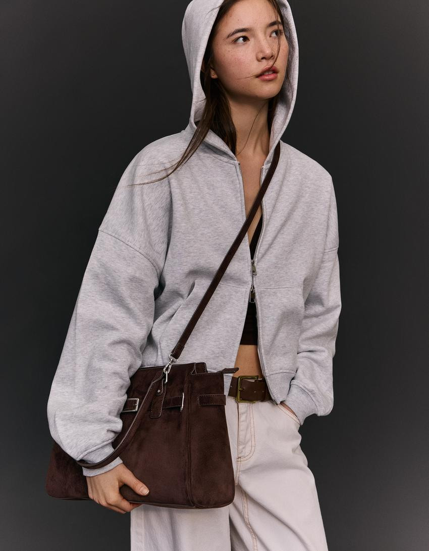 Shopper bag with belt - Bags and purses - Women | Bershka GB