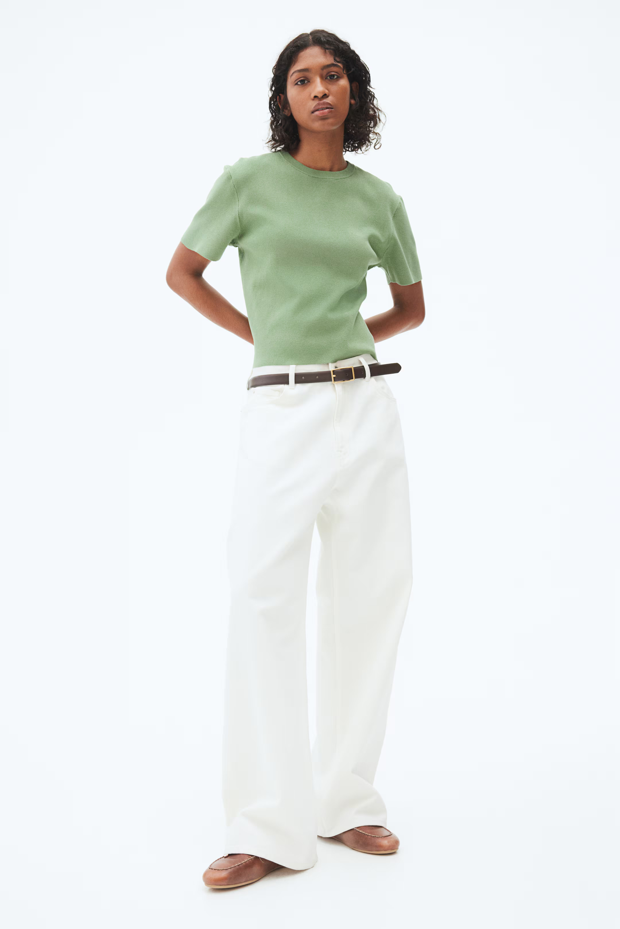 Fine-Knit T-Shirt | H&M (US + CA)