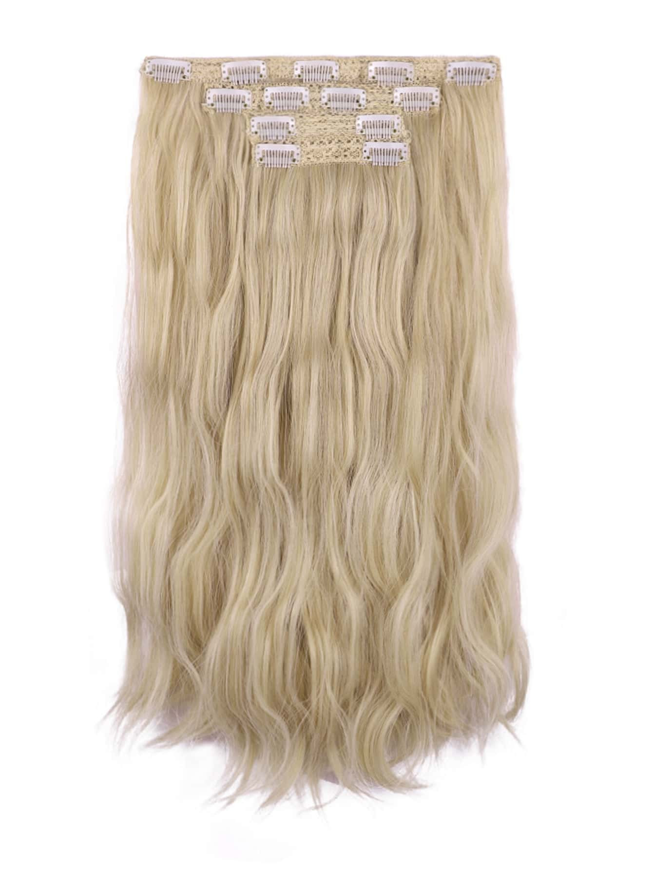 Clip In Long Curly Synthetic Hair Extension | SHEIN