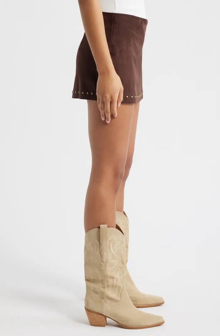 Faux Suede Skort | Nordstrom