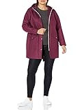 Levi's Women's Hooded Rubberized Faux Leather Anorak Jacket, wine, Extra Small | Amazon (US)