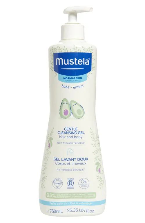 Mustela® Gentle Cleansing Gel with Avacado Perseose in White at Nordstrom | Nordstrom