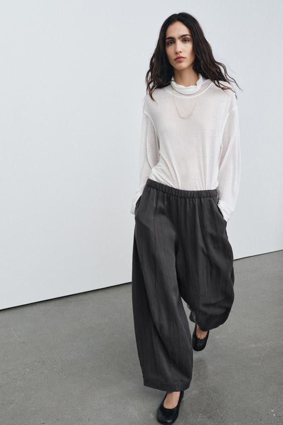 BARREL PANTS ZW COLLECTION | Zara Canada
