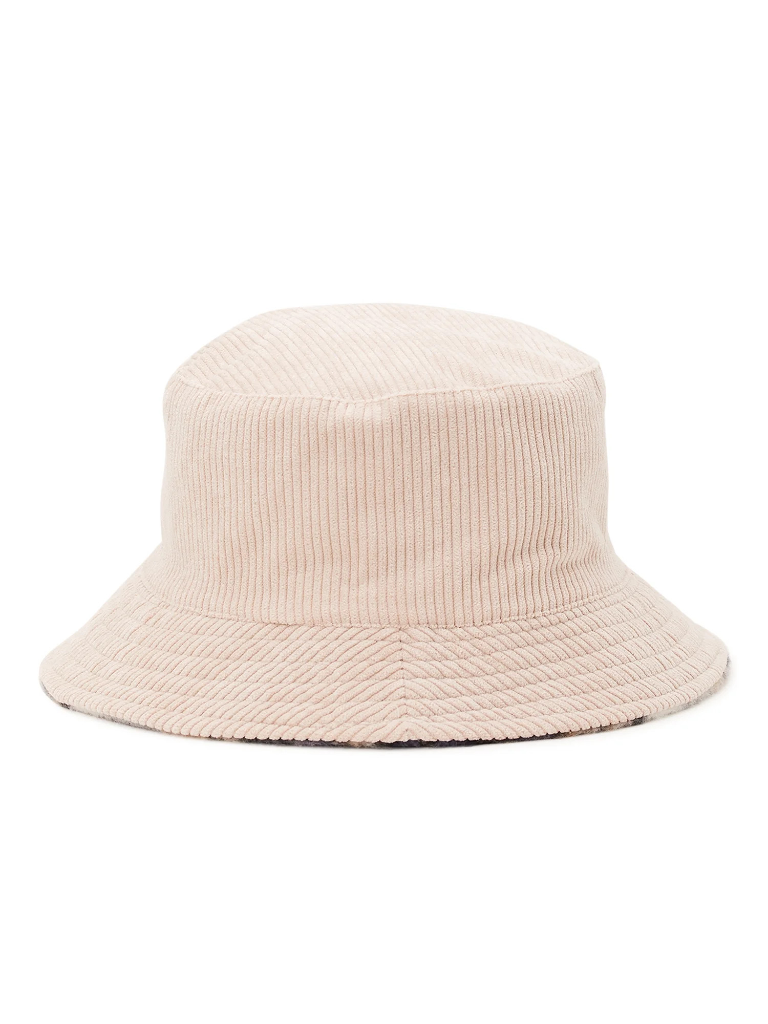 Time and Tru Women’s Reversible Plaid Hat | Walmart (US)