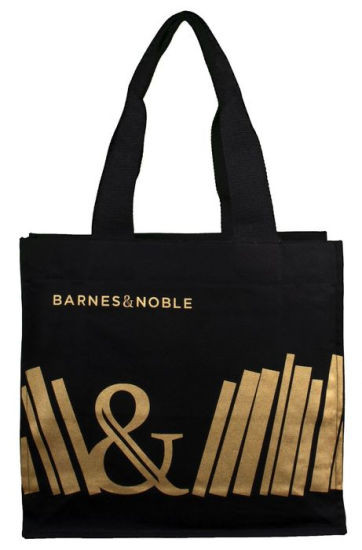 Black Ampersand Membership Tote, 100% Cotton | Barnes & Noble
