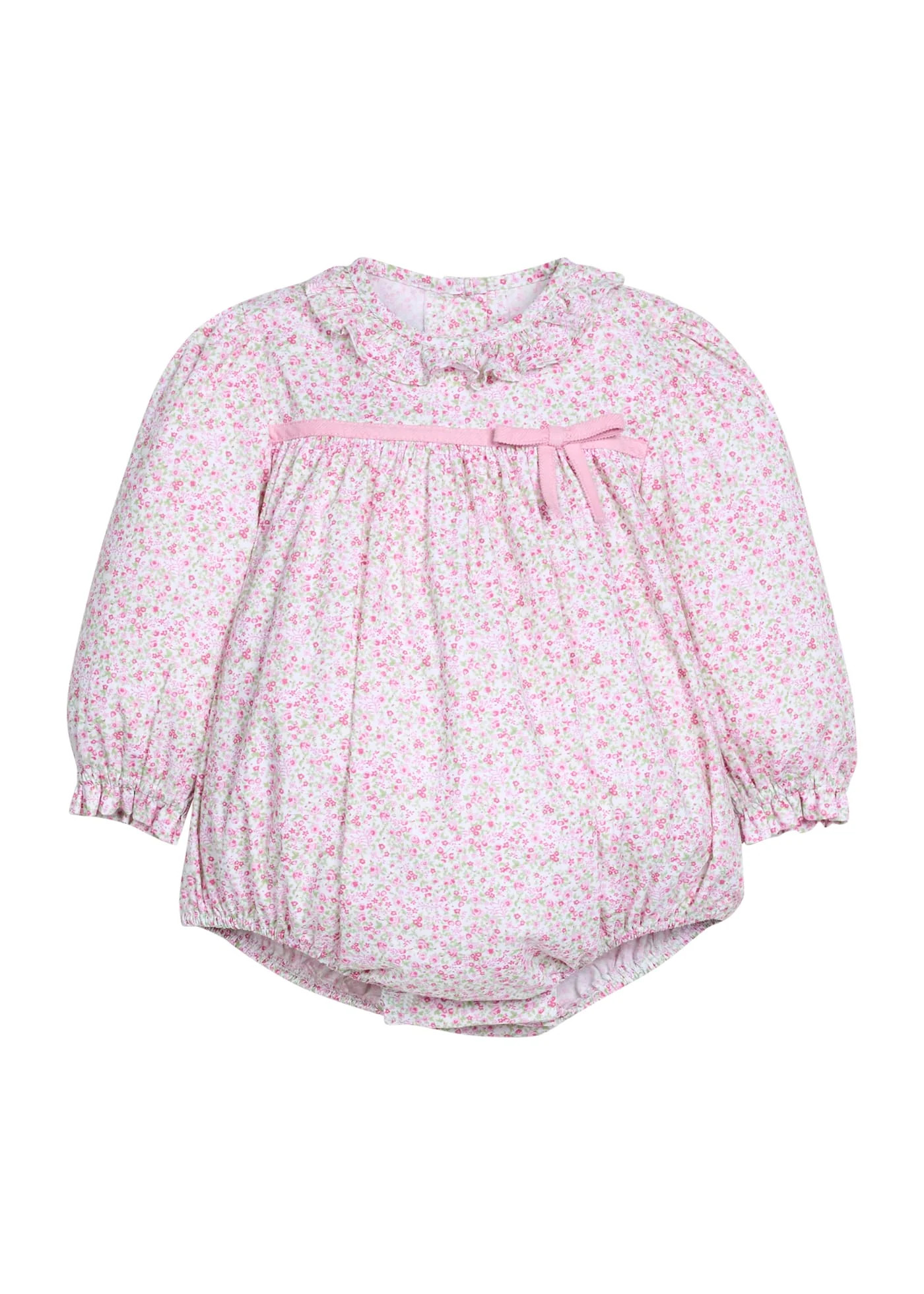 Windemere Floral Emma Bubble - Baby Girl Pink & Green Bubble | Little English