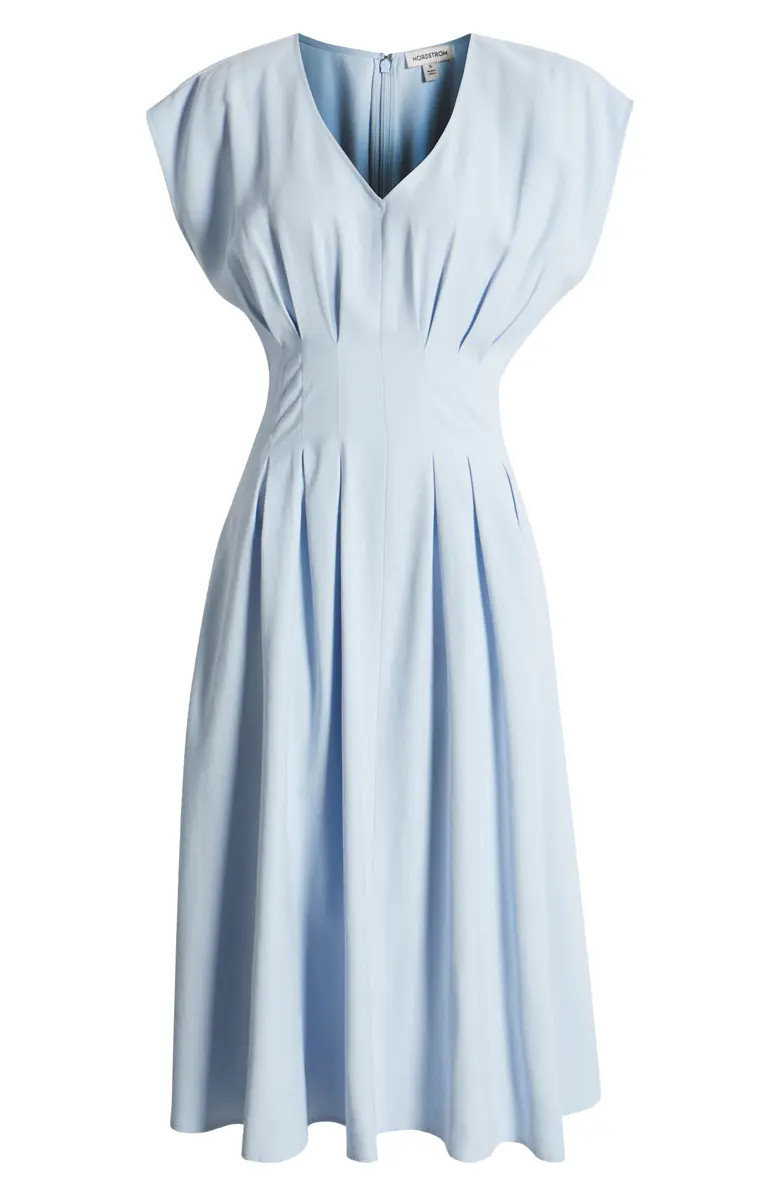 Nordstrom Pleated Midi Dress | Nordstrom | Nordstrom