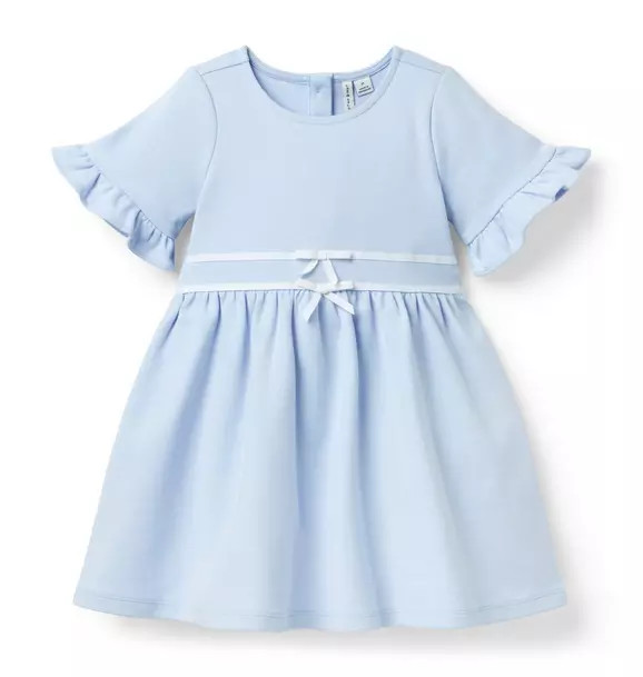 Ruffle Cuff Ponte Dress | Janie and Jack