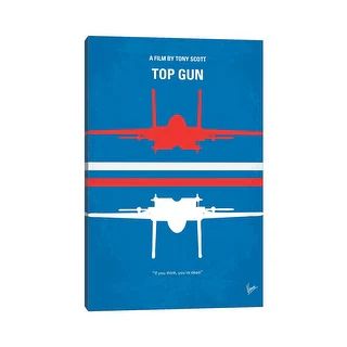 iCanvas "Top Gun Minimal Movie Poster" by Chungkong Canvas Print - 18x12x1.5 | Bed Bath & Beyond