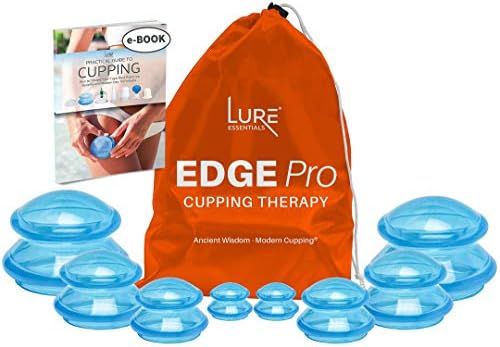 Lure Edge Cupping Therapy Sets - Silicone Cups for Cupping Professional Choice 8 Cups Blue, Flex | Amazon (US)