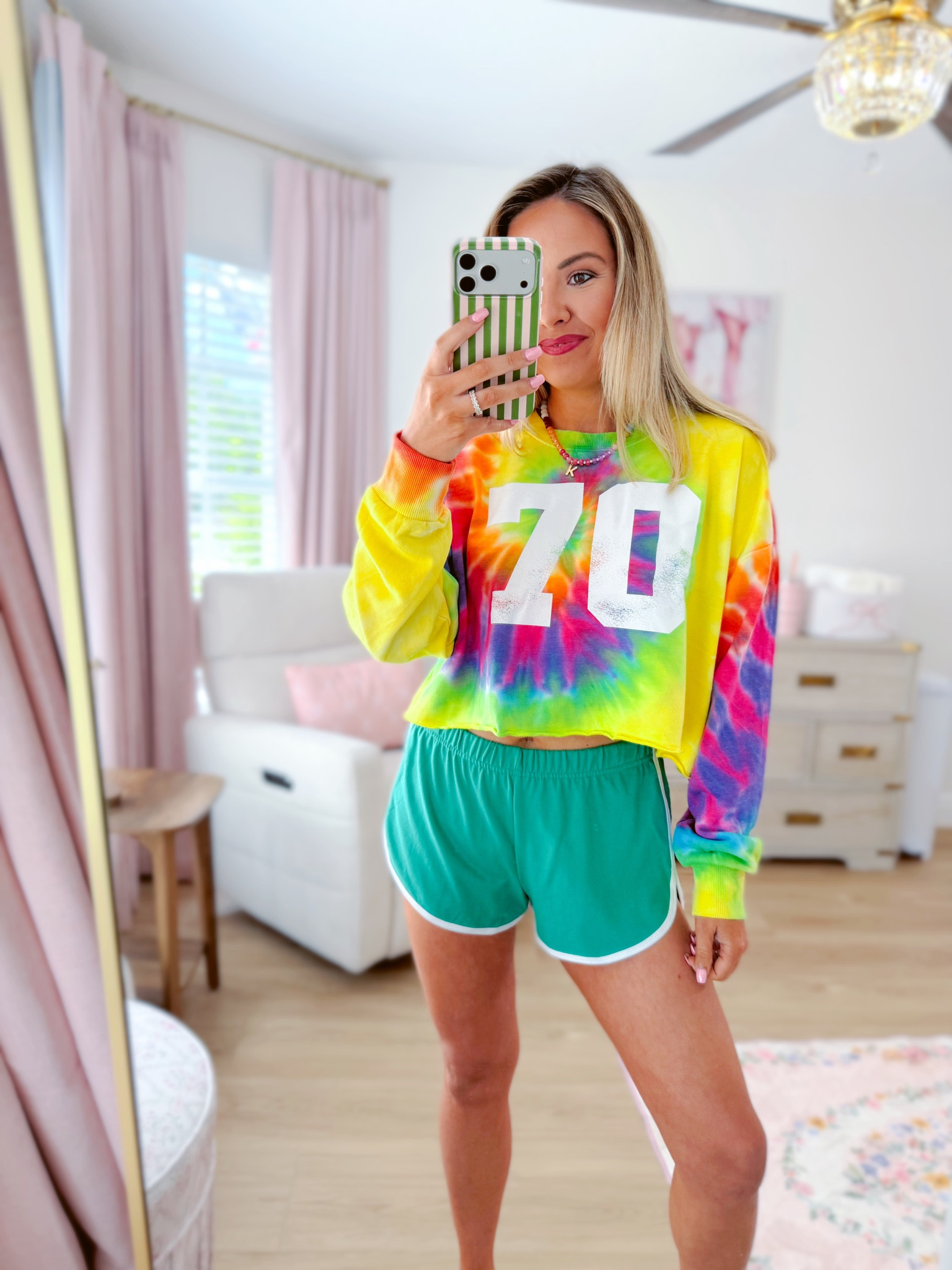 I am loving the tie-dye trend! I’m wearing a medium and both. I can’t believe these shorts were only five dollars!!! #walmart #walmartfashion #walmartfinds #walmarthaul #walmartcreator 

#LTKgrwm #LTKdayinmylife #LTKootd