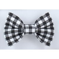 Black & White Dog Bow Tie/Cat | Etsy (US)