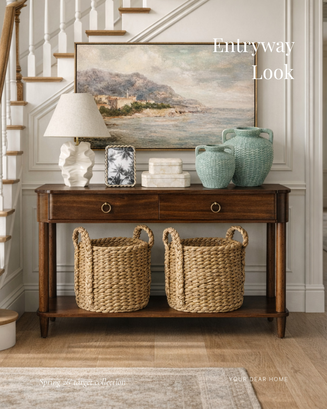 NEW Studio McGee Target Spring 2026 Collection is almost here (launching 12/28)!

Here's an entryway styling look using pieces from this collection, it's SO GOOD! 

 #LTKHome