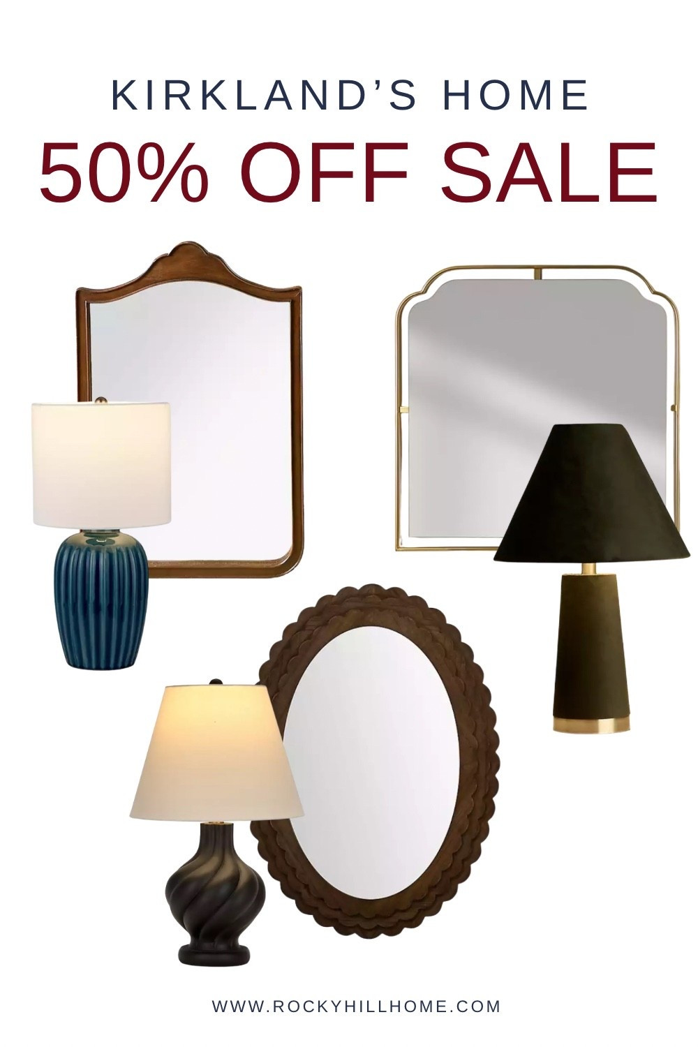 Upgrade your styling and snag 50% off these lamps and mirrors over at Kirklands! 

#LTKHome #LTKSaleAlert