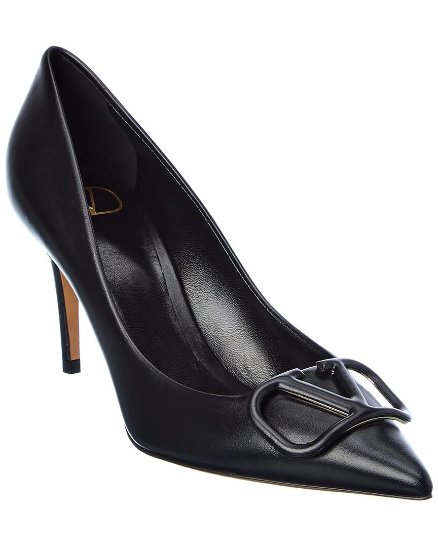 Valentino VLogo 85 Leather Pump | Shop Simon