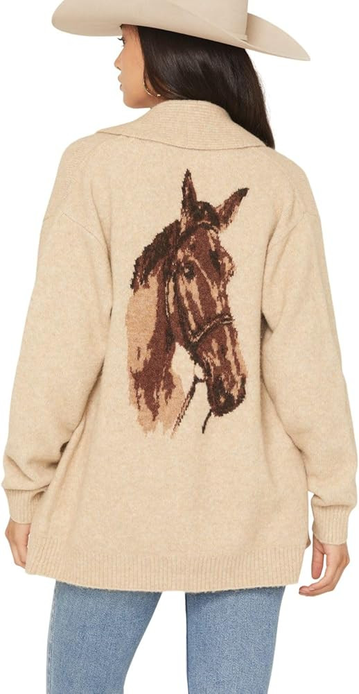 Idyllwind Women's Sparhorse Cardigan Sweater - IWFA25SW43-KHK X- US Khaki | Amazon (US)