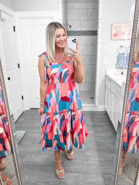 For whatever reason this is one of my fabric Amazon summer dresses. I think it’s the bold beautiful colors and the great fit. It is a polyester fabric but it’s lined and it’s perfect for summer. 


#LTKSeasonal #LTKFindsUnder50 #LTKStyleTip