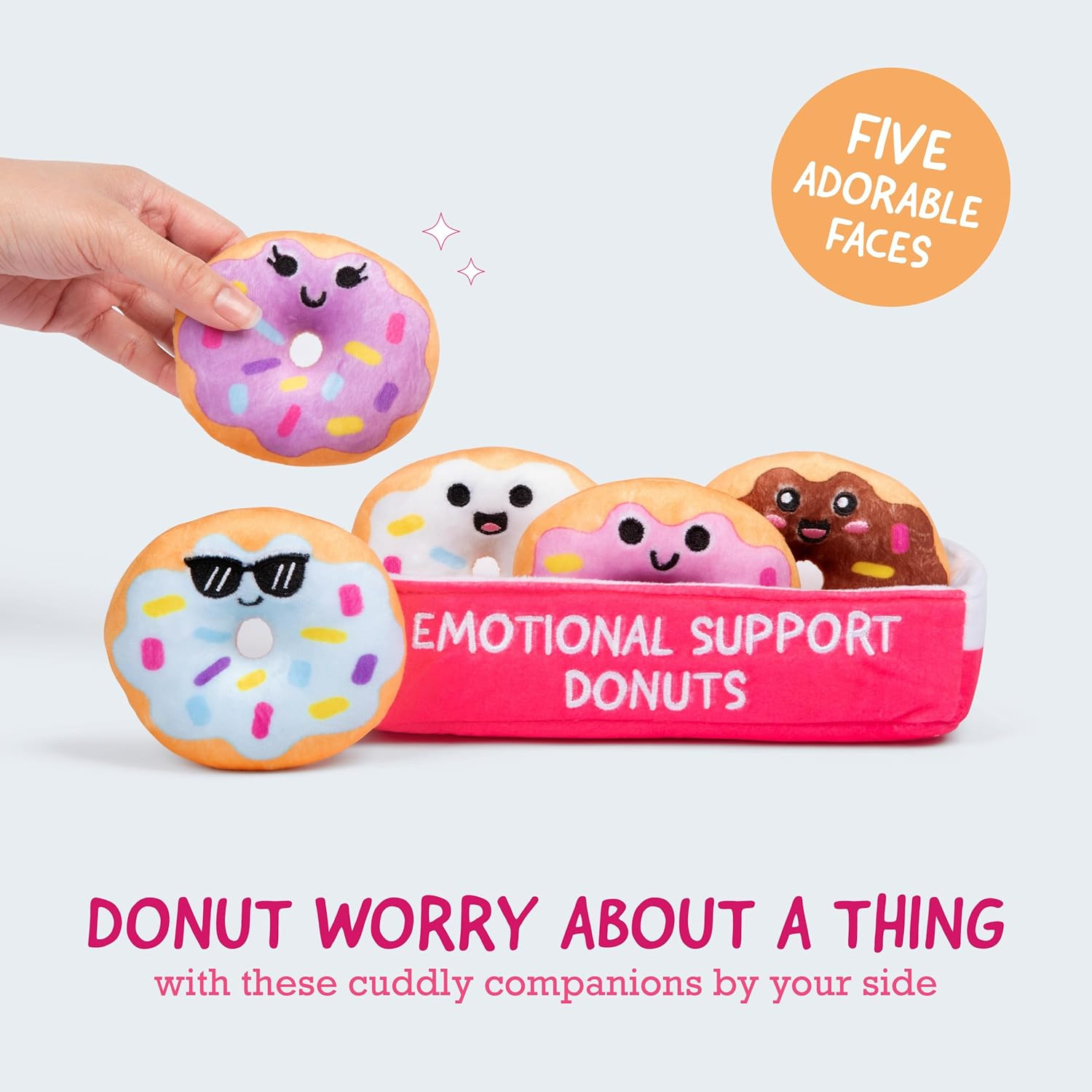 WHAT DO YOU MEME? Emotional Support Donuts by Relatable, Cuddly Stuffed Animals and Toys, Squishy... | Amazon (US)