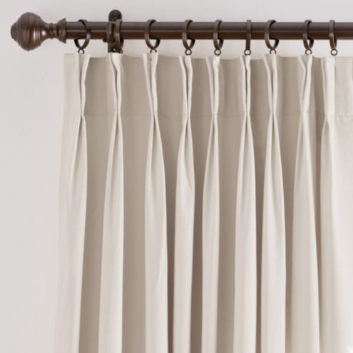 Set of 2 Double Pinch Pleat 48inW Custom Panels | Ballard Designs | Ballard Designs, Inc.