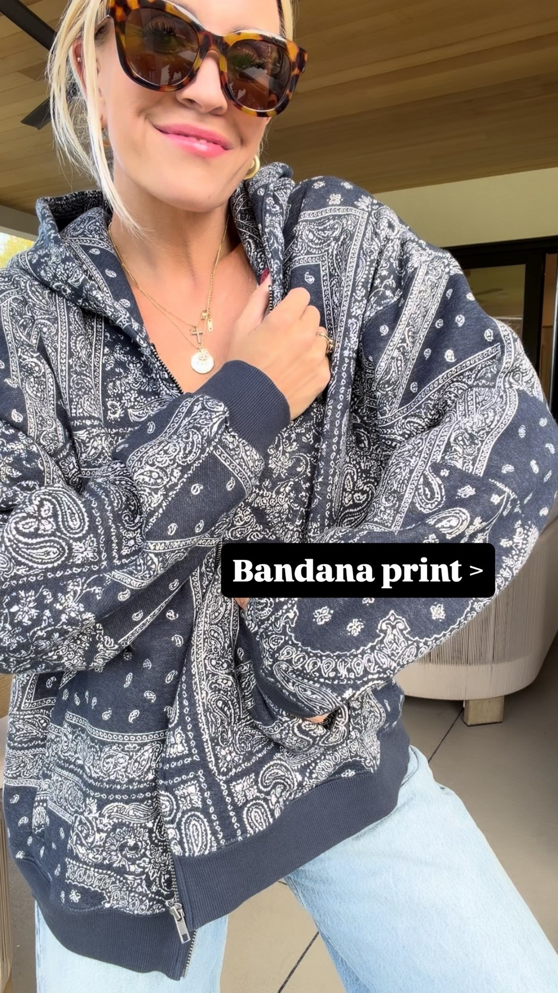 This bandana print jacket is new to target!
