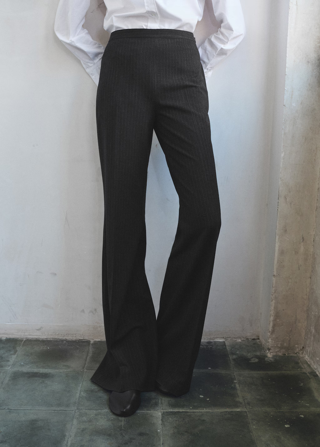 Pinstripe suit trousers | Mango (US/MX/AU)